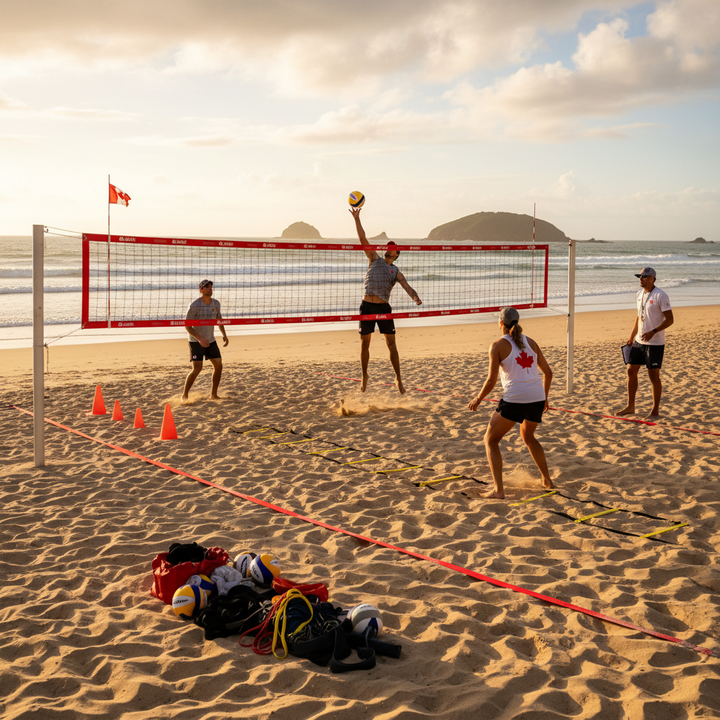 Canadian Beach Volleyball Talent Aims for Glory at LA28 Games