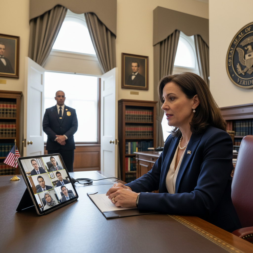 Rep. Nicole Collier Leaves Call After Being Told Participation Was a Felony
