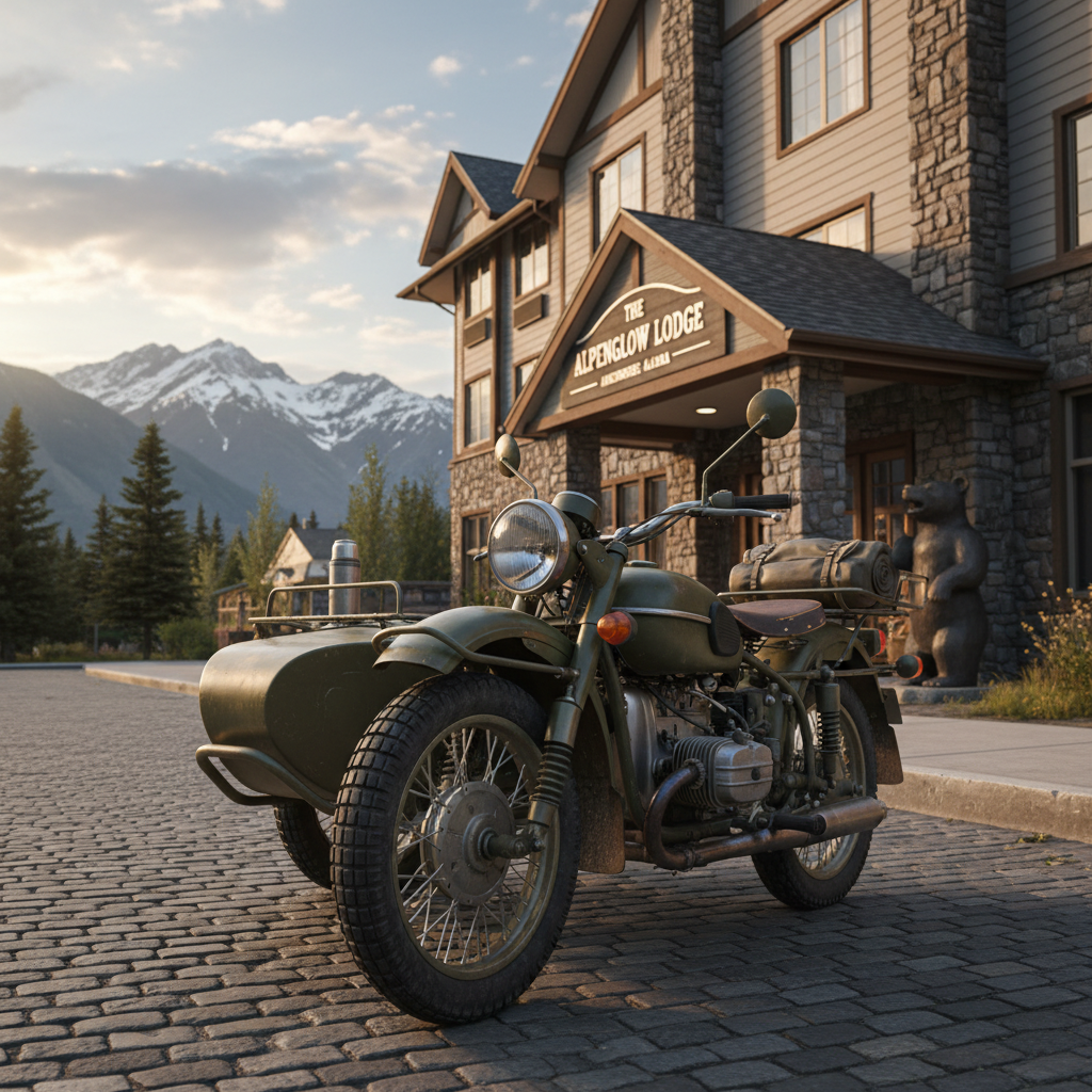 Anchorage Man Gifted Olive-Green Ural Motorcycle From Russia