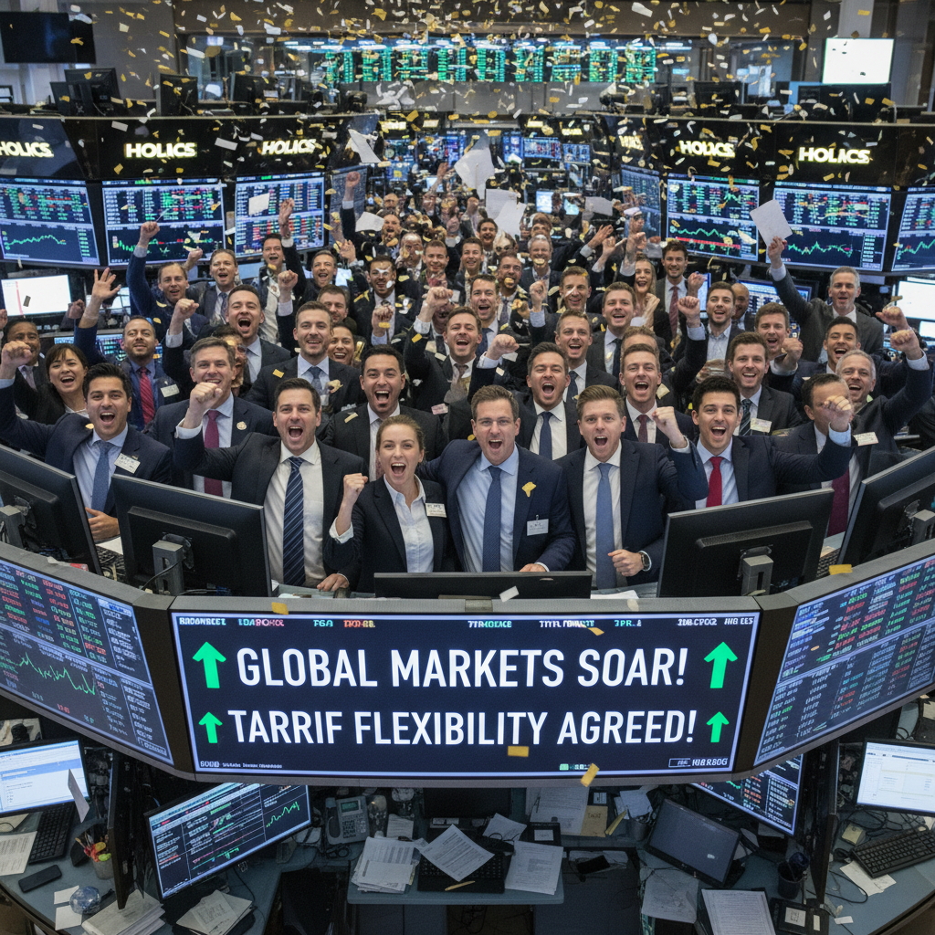 Dow Jones Futures Jump Amid Trump’s Tariff Flexibility – Canada Watches Closely