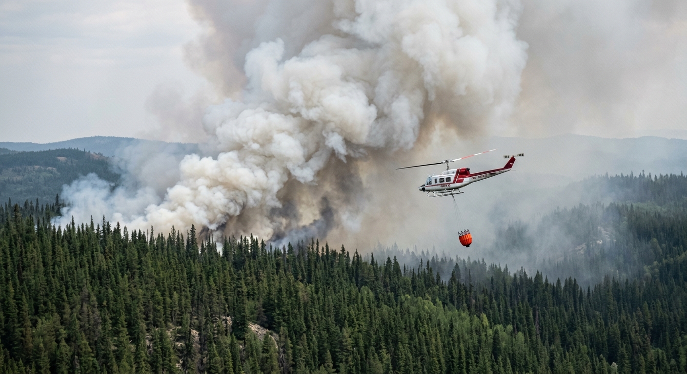 NWT Fire Ramps Up Response as Lightning-Driven Wildfires Threaten Communities
