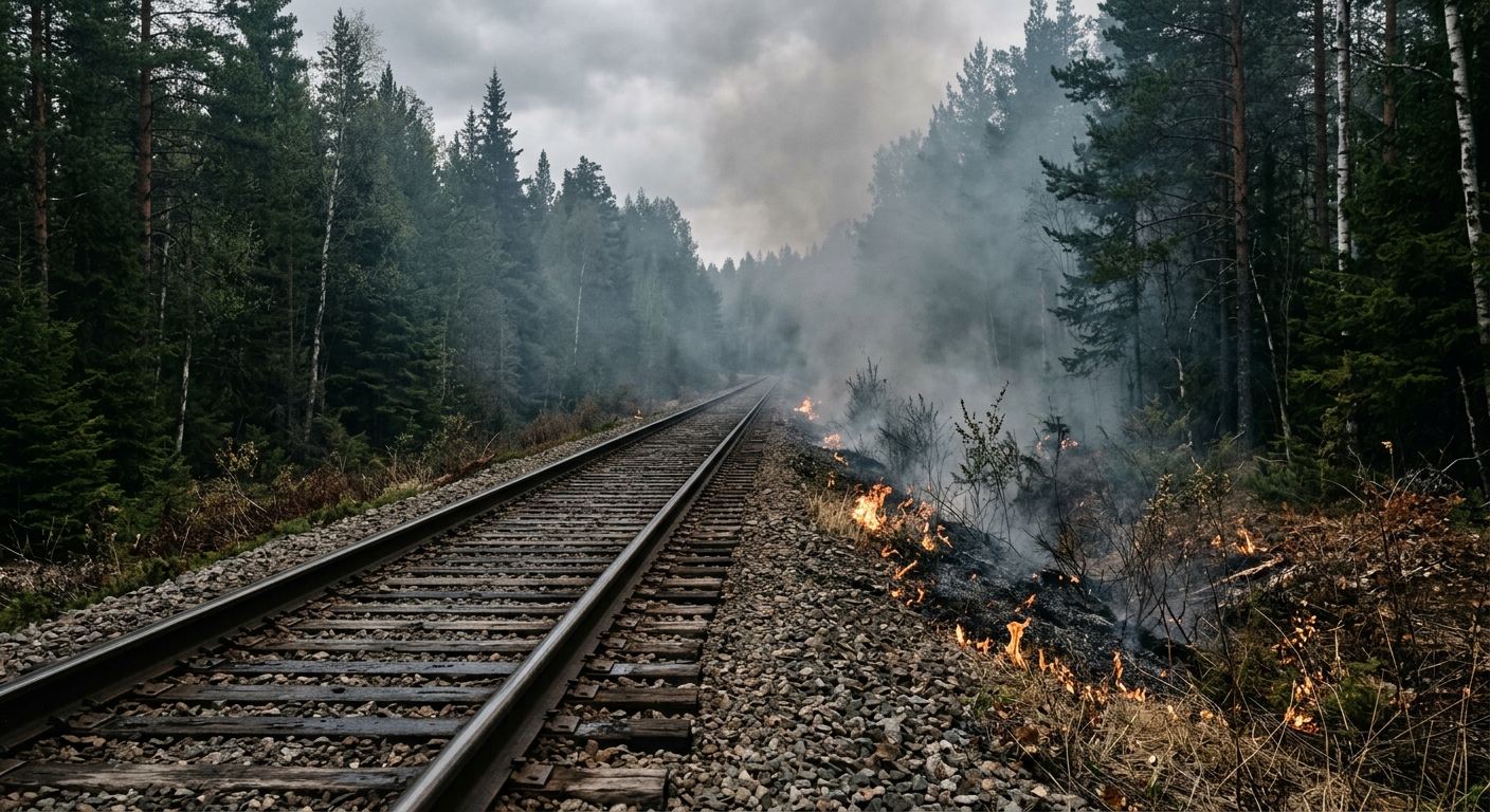 CN Railway Crew Escapes Wildfire Near Armstrong, Ontario, Amid Ongoing Rail Suspension