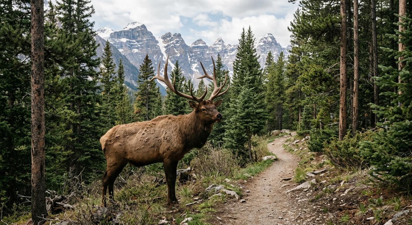 Elk Responsible for Majority of Aggressive Wildlife Encounters in Canadian Parks, Study Finds
