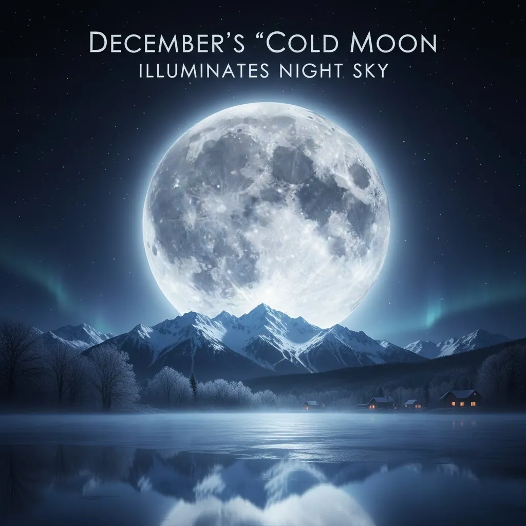 December’s ‘Cold Moon’ Illuminates Night Sky With Stunning Brilliance Worldwide